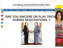 Tablet Screenshot of globalnewspointer.net